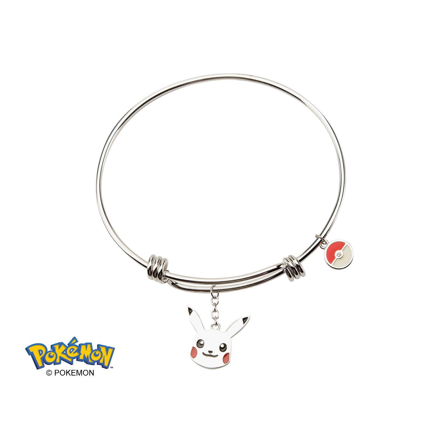 Pokemon Pikachu Expandable Silver Bracelet image