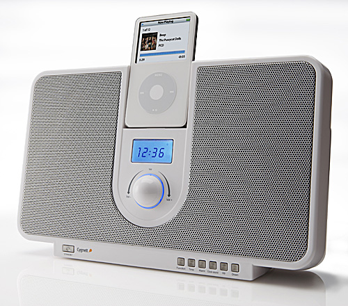 Cygnett GROOVETIME WHITE - IPOD ALARM CLOCK SPEAKERS image