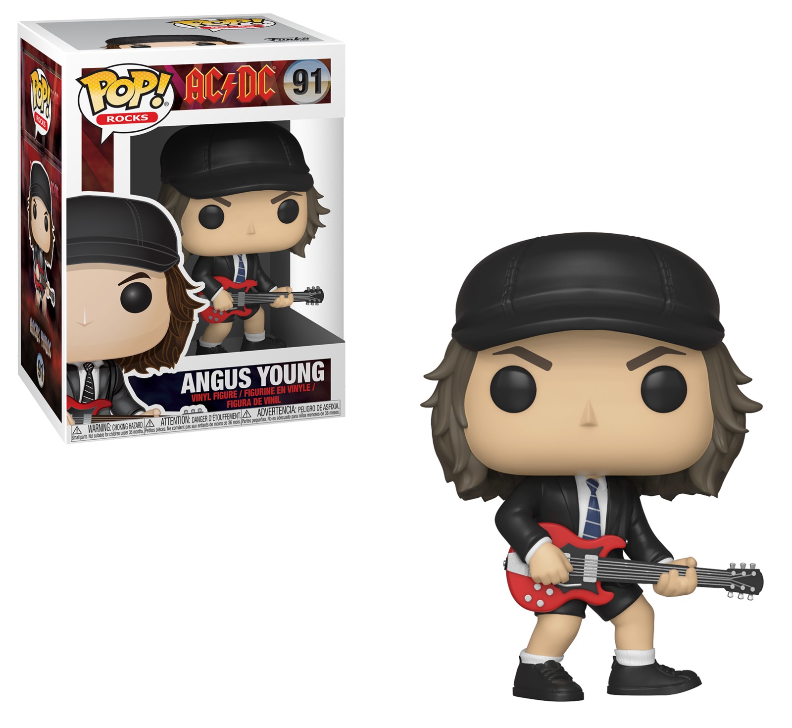 AC/DC - Angus Young Pop! Vinyl Figure (with a chance for a Chase version!)