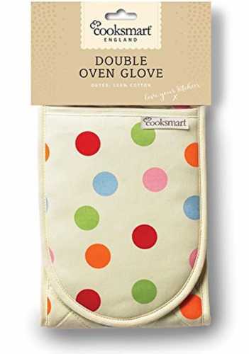 Spots Design Double Oven Gloves image