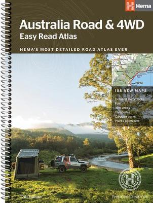 Australia Easy Read Road and 4WD atlas A3 image