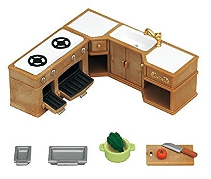 Sylvanian Families: Kitchen Stove, Sink & Counter Top image