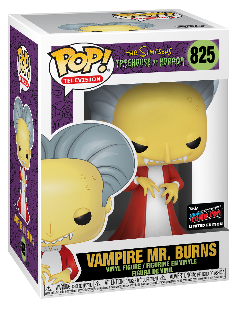 The Simpsons - Mr Burns (as Dracula) Pop! Vinyl Figure image