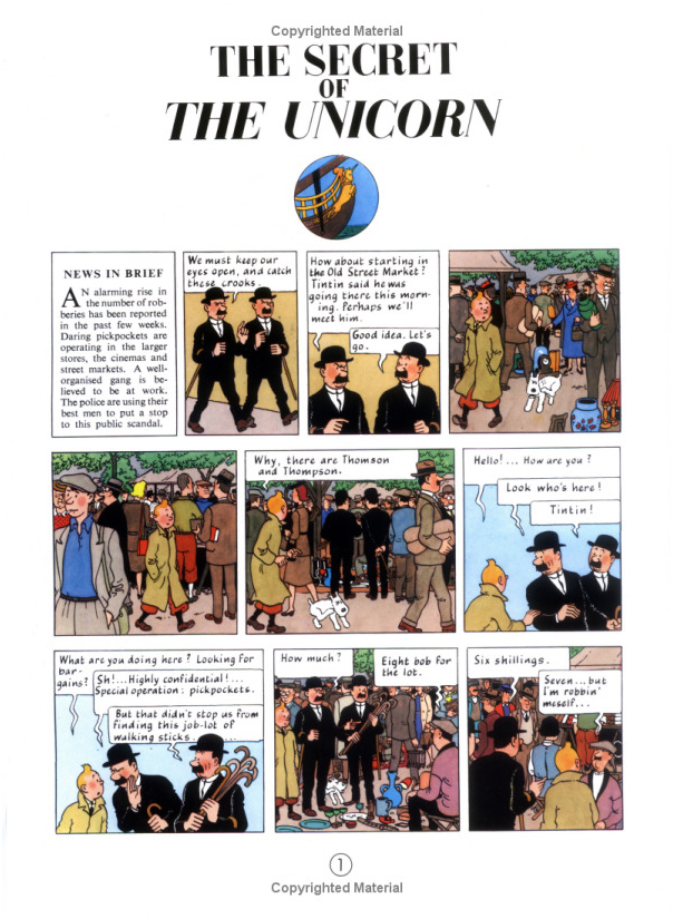 The Secret of the Unicorn (The Adventures of Tintin #11) by Herge image