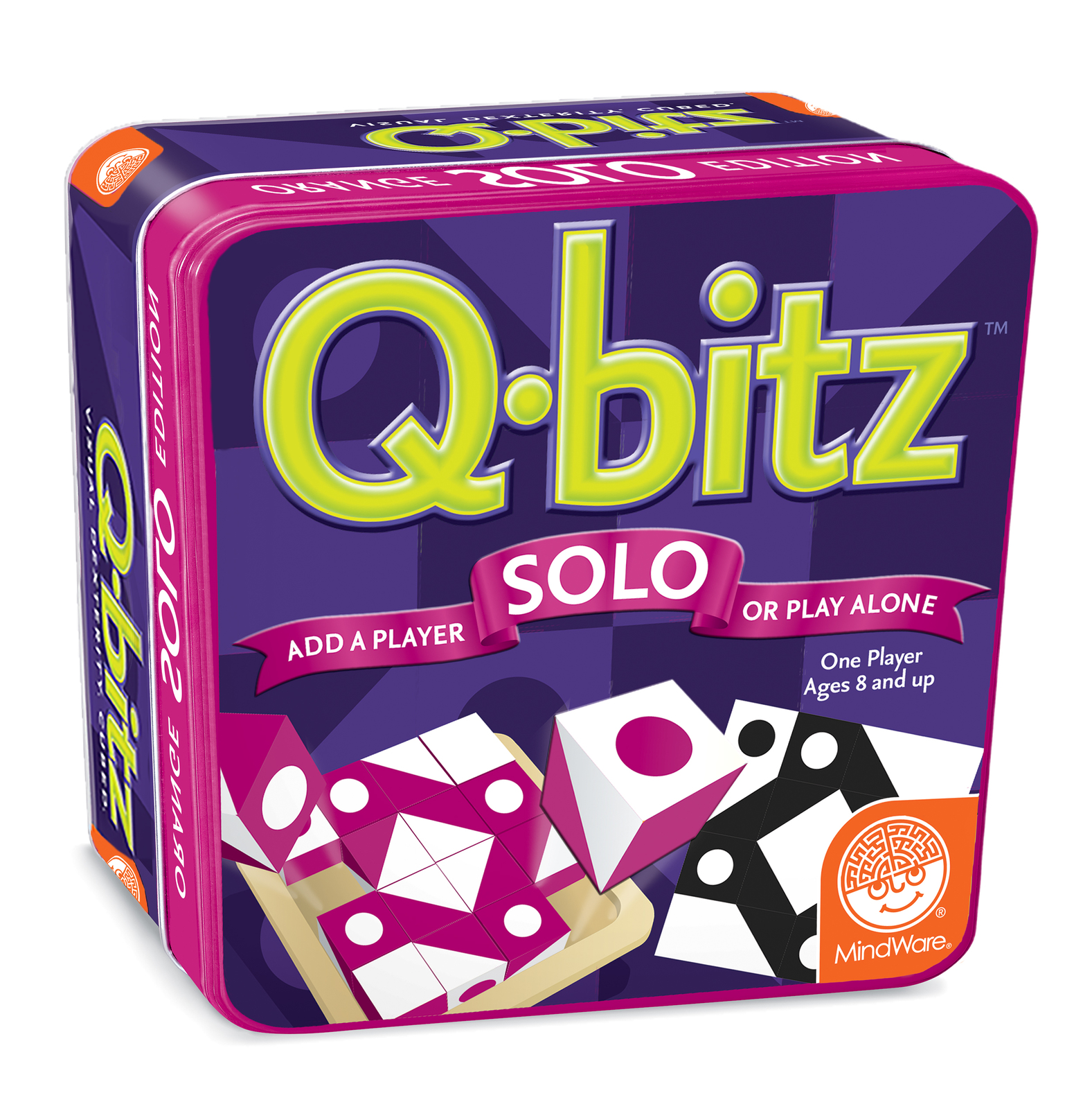 Mindware Games: Q-bitz Solo - Magenta Edition