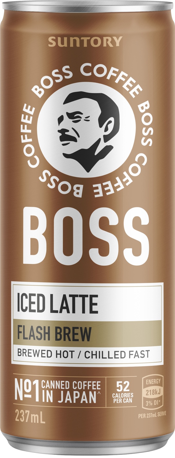 Suntory Boss Coffee Latte Can 237ml (12 pack) image