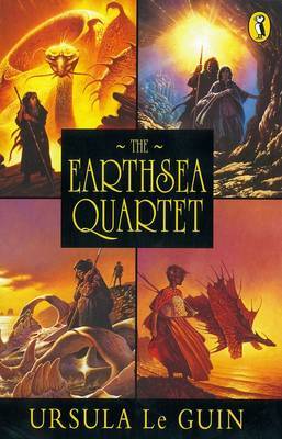The Earthsea Quartet: "A Wizard Of Earthsea"; "The Tombs of Atuan"; "The Farthest Shore"; "Tehanu" by Ursula K. Le Guin image