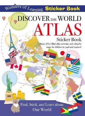Wonders of Learning Sticker Book Discover the World Atlas image