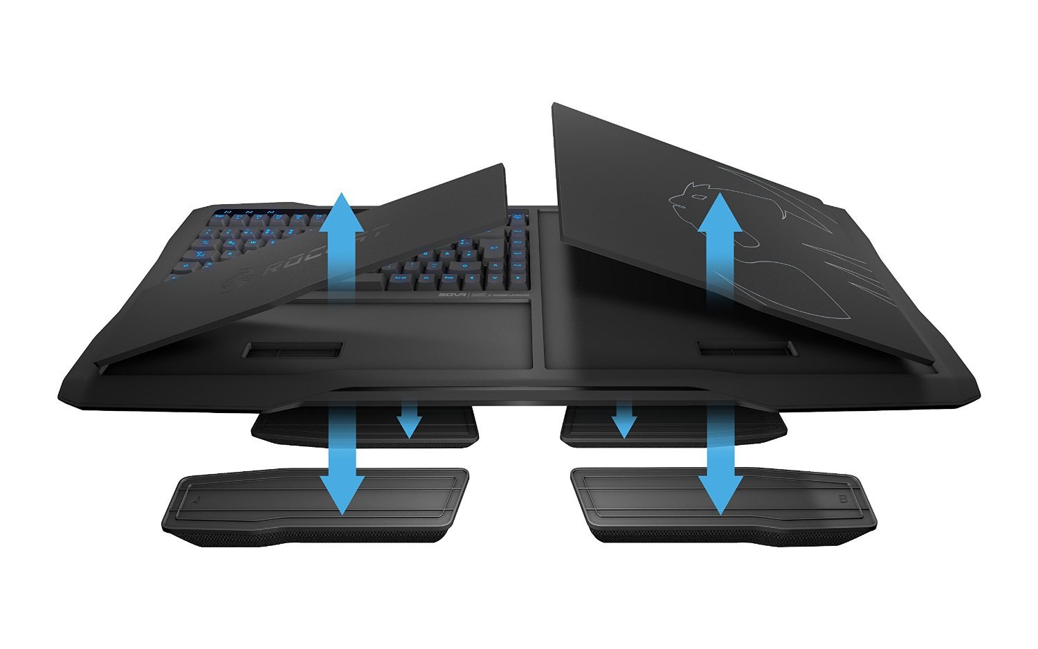 ROCCAT Sova Mechanical Gaming Lap Keyboard for image