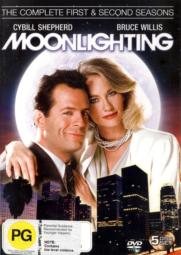 Moonlighting - Complete Season 1 And 2 (5 Disc Set) on DVD image