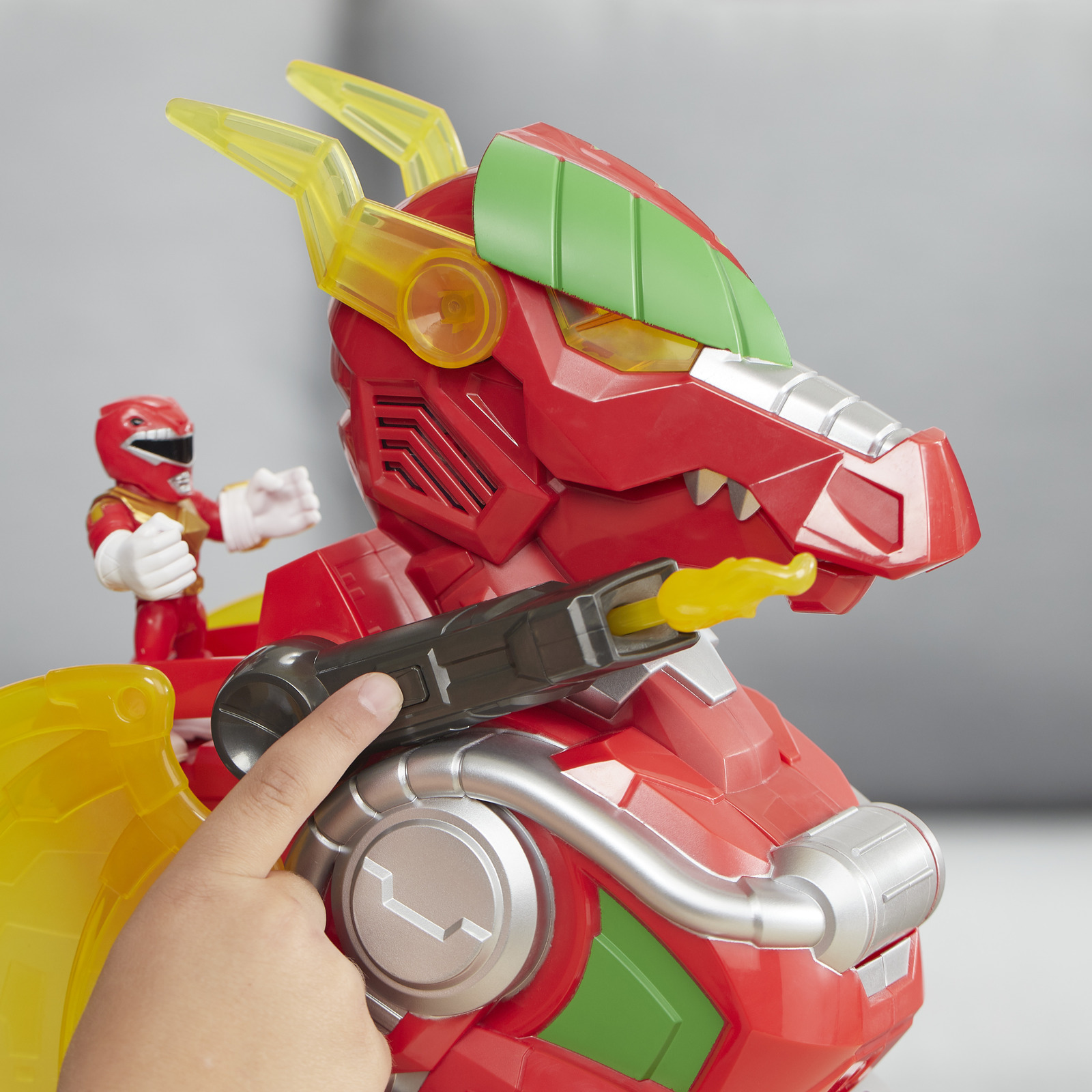 Playskool Heroes: Power Rangers - Red Ranger & Dragon Thunderzord image