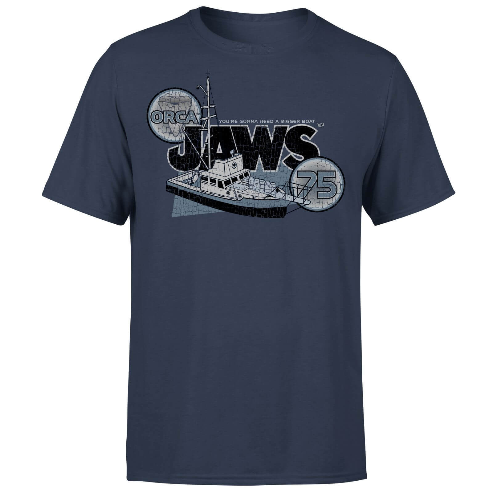 Jaws: Orca 75 T-Shirt - Navy/Small image