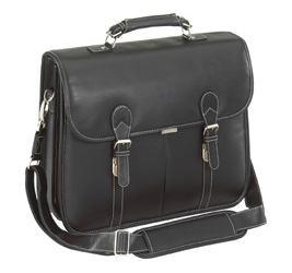 Targus Leather Messenger Fits Up To 15.4"