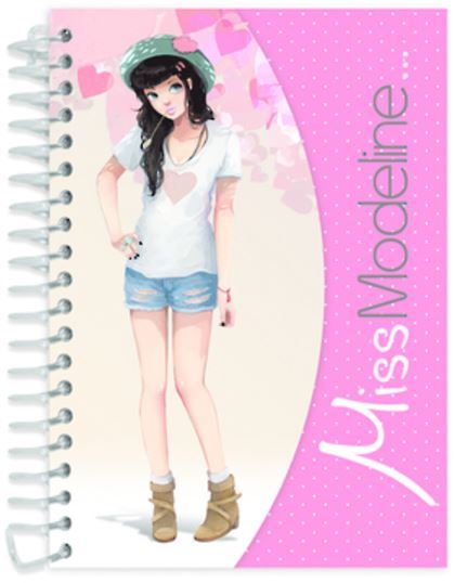 Miss Modeline A6 Notepad and Design Book - Perrine