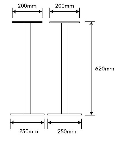 OMP Adriatic Speaker Stands image