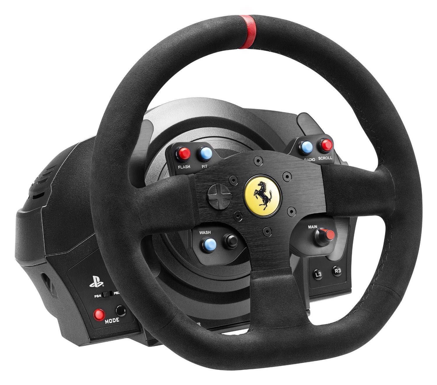 Thrustmaster VG T300 Ferrari Alcantara Edition Racing Wheel (PS3, PS4 & PC) for PS4 image
