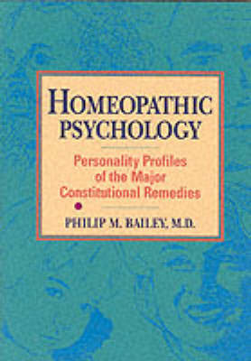 Homeopathic Psychology by Philip Bailey image