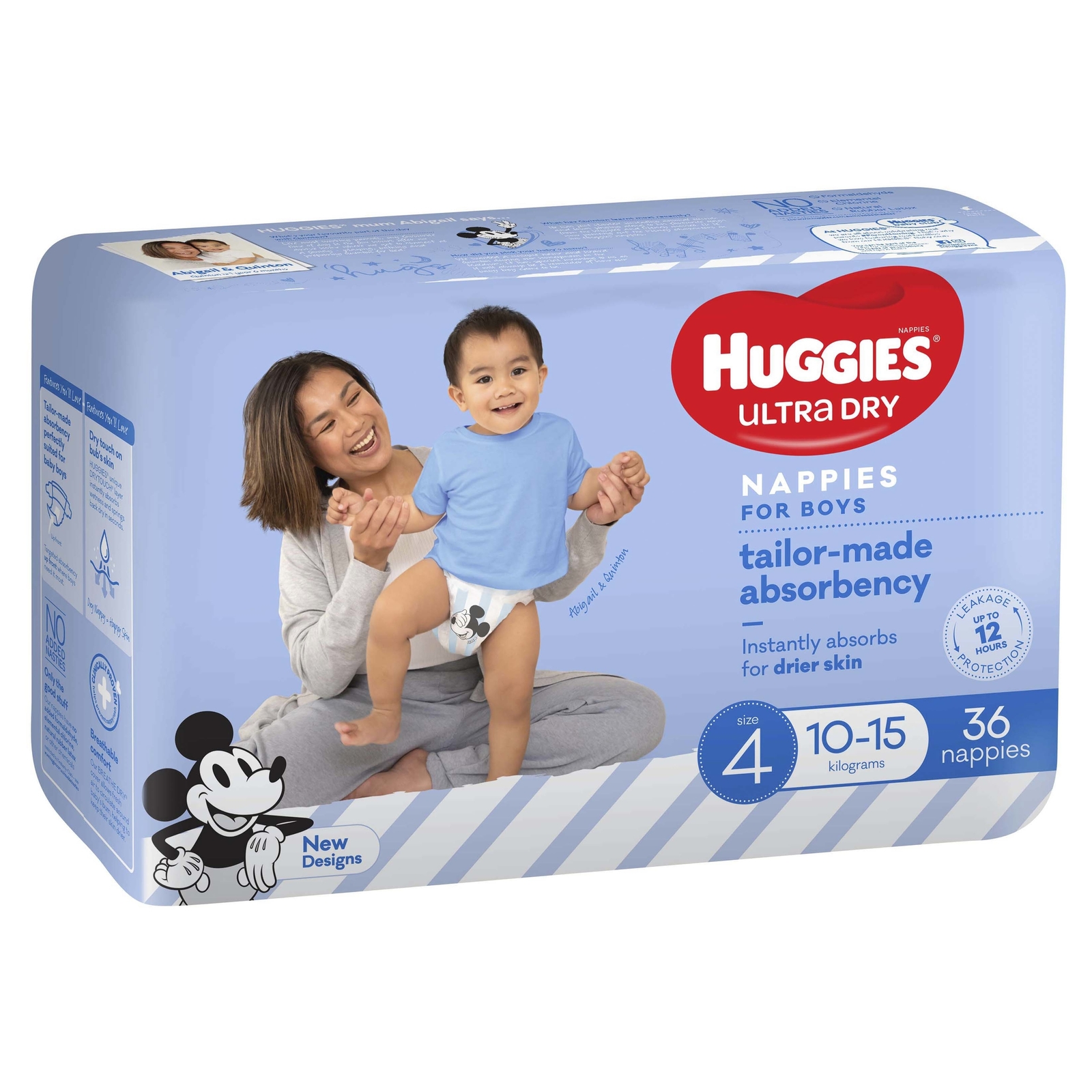 Buy Huggies Ultra Dry Nappies Bulk Size 4 Toddler Boy at Mighty Ape NZ
