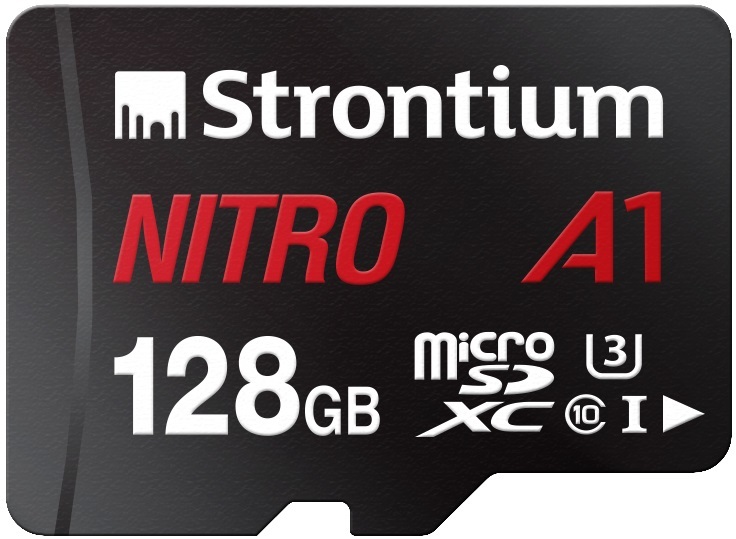 Strontium Nitro A1 Micro SD Card with Adaptor - 128GB image