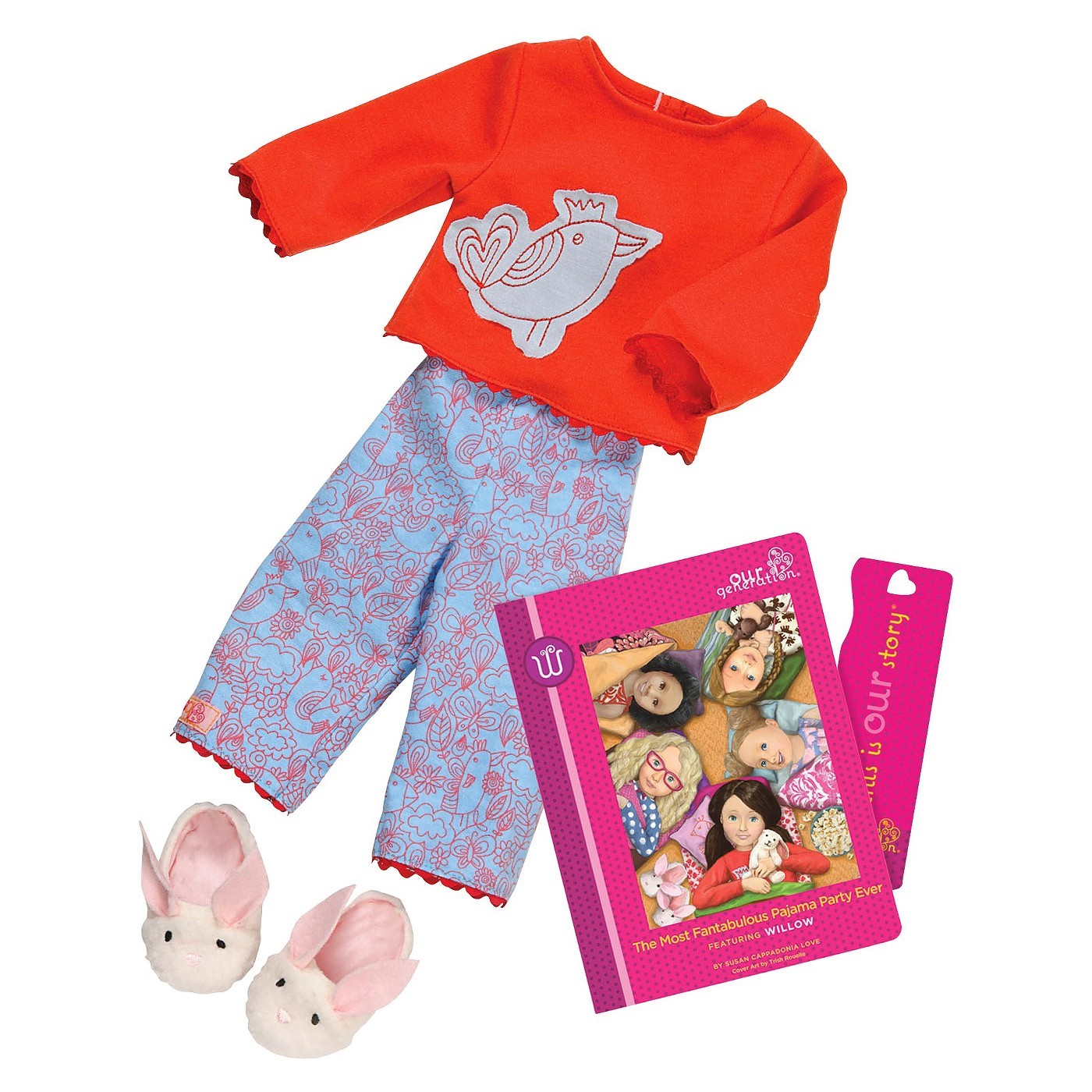 Our Generation: Read & Play Set - Willow's Pyjama Outfit image