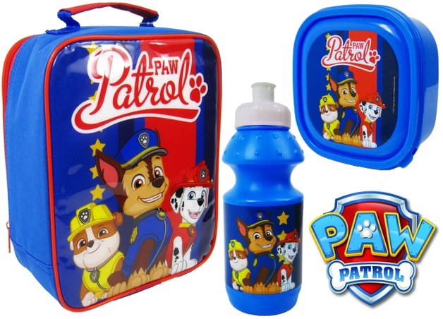 paw patrol lunch box and bottle