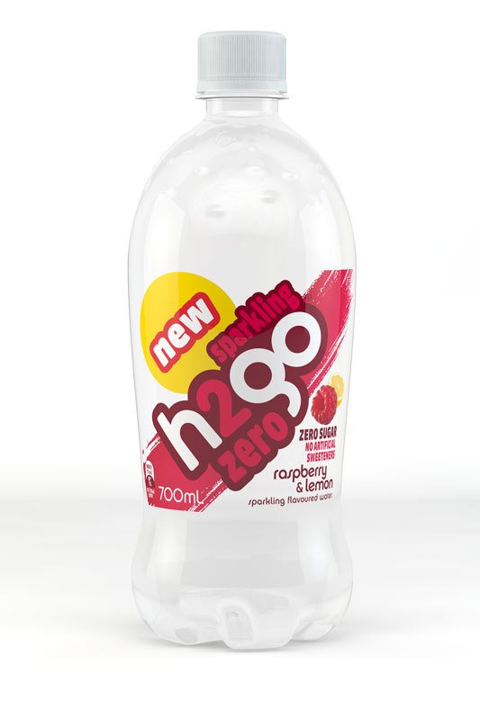 h2go Raspberry & Lemon Sparkling Water (700ml)