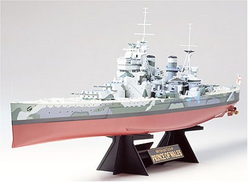 Tamiya 1/350 British Prince of Wales Battleship - Model Kit image