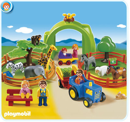 Playmobil 1.2.3. Large Zoo (Age 1.5+)