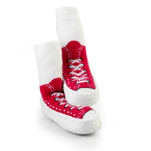 Mocc Ons Sneaker Moccs - Red (2-3 years)