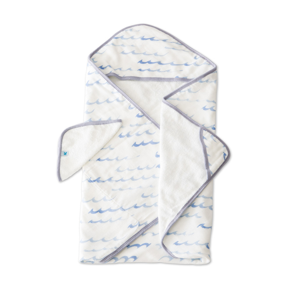 Little Unicorn - Hooded Towel & Wash Cloth - High Tide image
