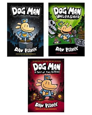 Dog Man Collection 1-3 on Hardback by Dav Pilkey