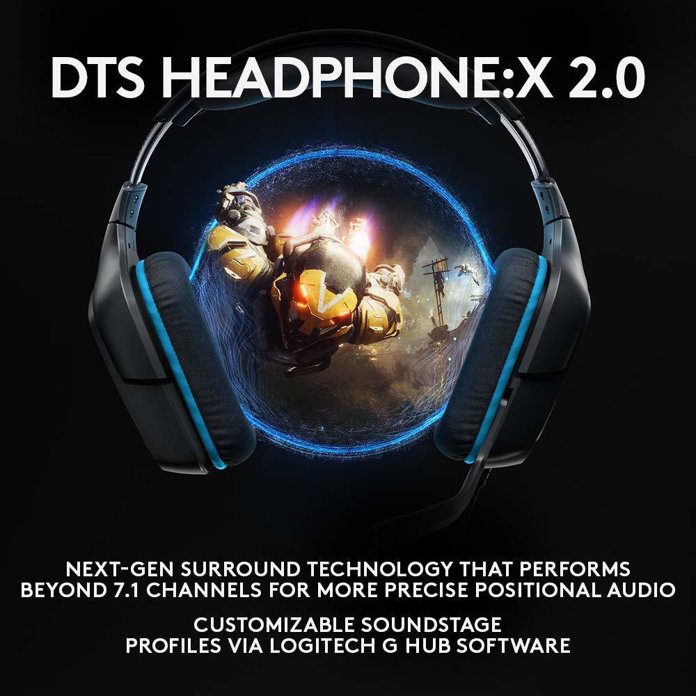 Logitech G432 7.1 Surround Sound Wired Gaming Headset image