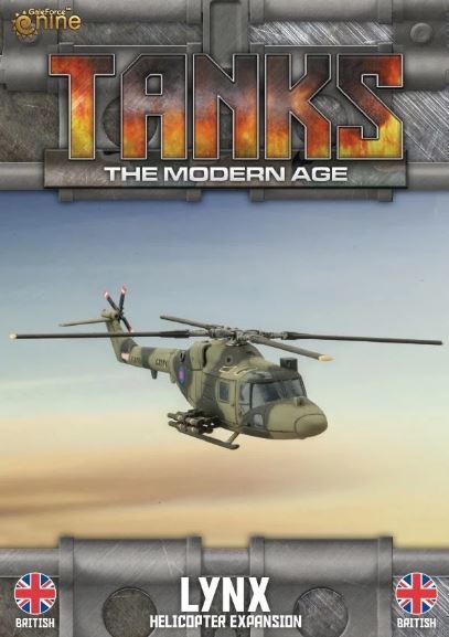 TANKS Modern UK Lynx Helicopter