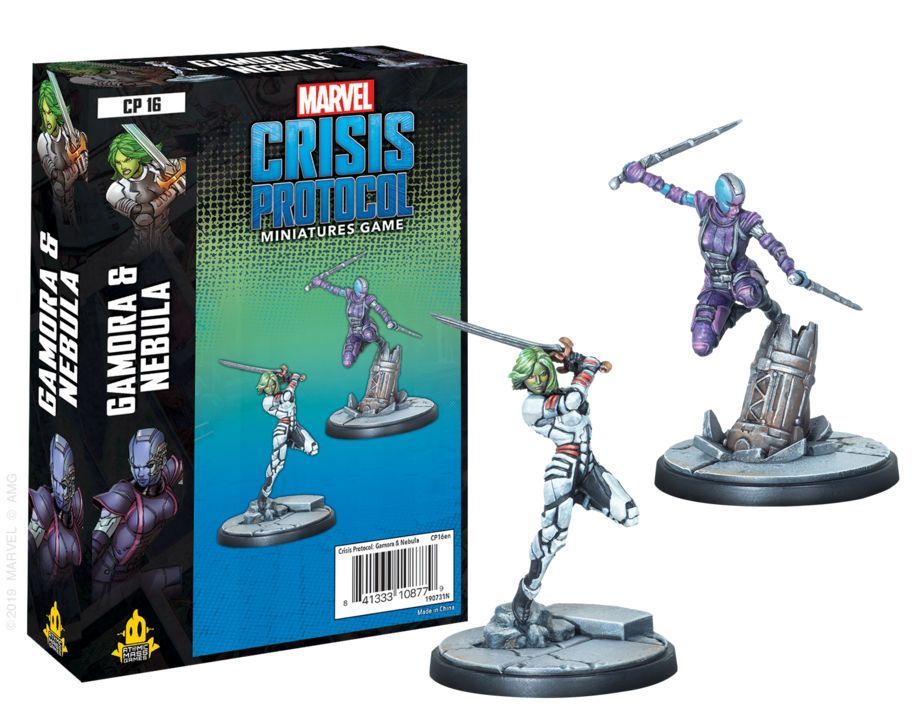 Marvel Crisis Protocol Miniatures Game Gamora and Nebula Expansion image