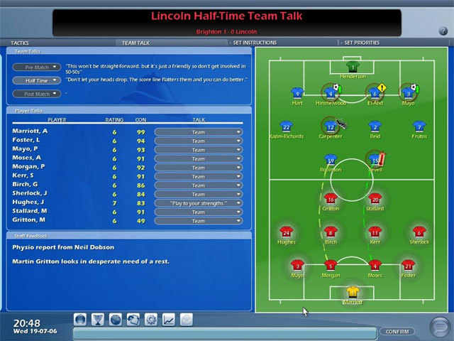 Championship Manager 2007 on X360