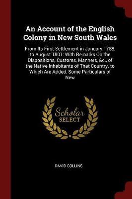 An Account of the English Colony in New South Wales by David Collins image