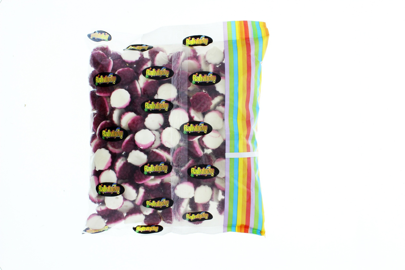 Rainbow Confectionery Boysenberries n Cream Lollies Bulk Bag 1kg image