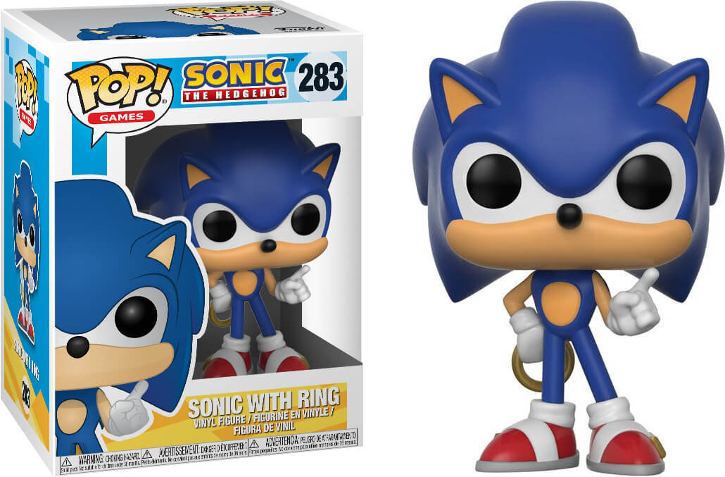 Sonic the Hedgehog - Sonic (with Ring) Pop! Vinyl Figure image