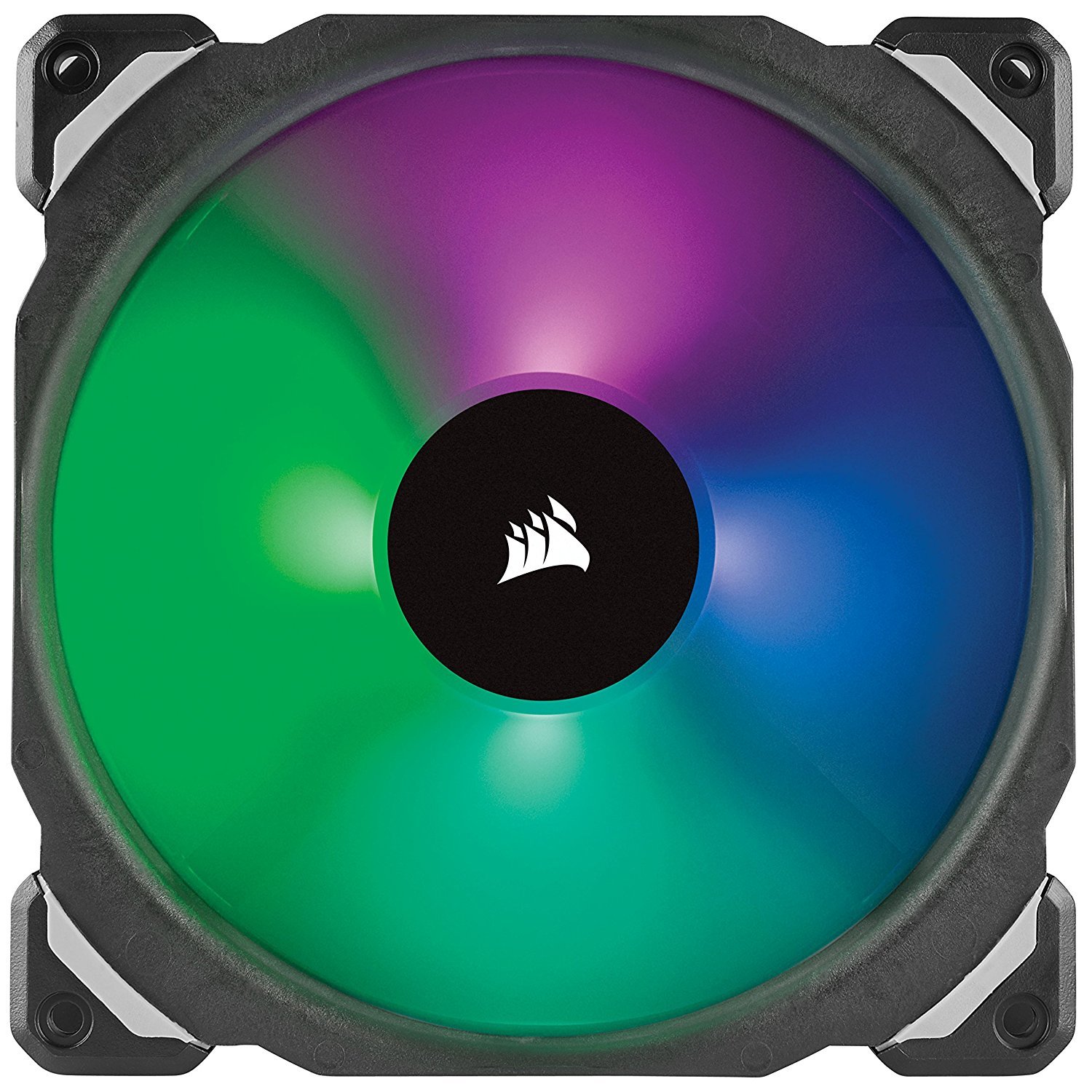 Corsair ML140 PRO RGB LED 140MM PWM Premium Magnetic Levitation Fan — Twin Fan Pack with Lighting Node PRO image