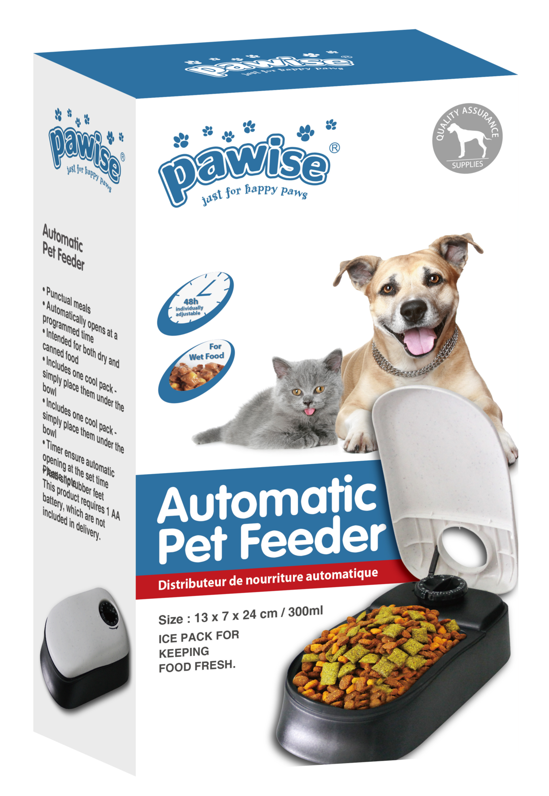 Pawise: Auto Feeder - Single/13x7x24cm image