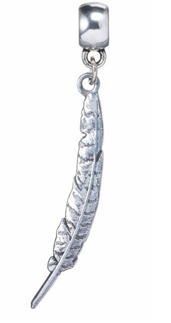 Harry Potter Charm - Feather Quill (silver plated)