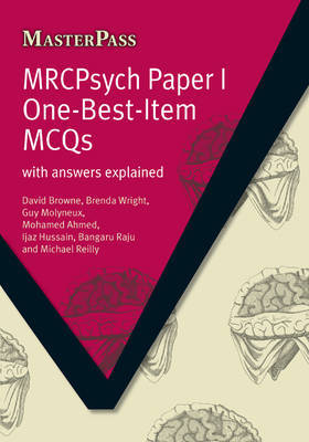 MRCPsych Paper I One-Best-Item MCQs by David Browne image