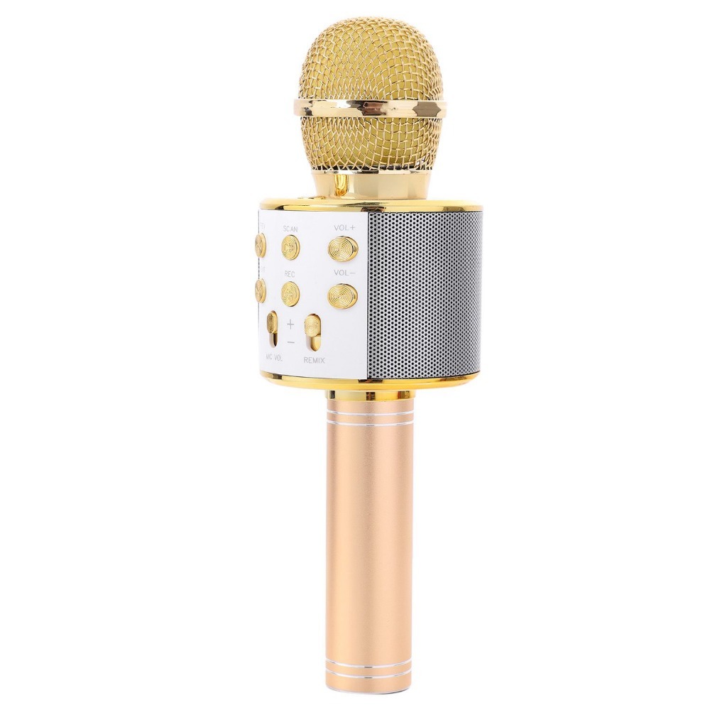 Karaoke Microphone with Bluetooth Speaker image