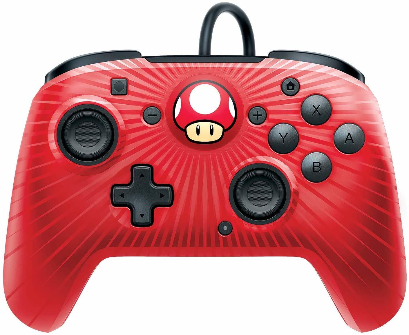 PDP Faceoff Wired Pro Controller for Switch Super Mario