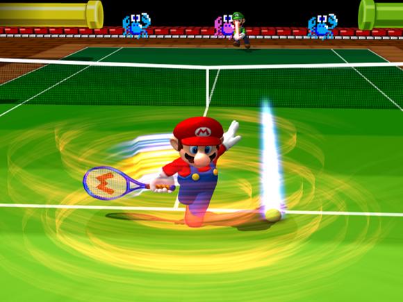 Mario Power Tennis on GameCube