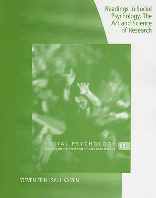 Readings in Social Psychology by Saul Kassin image