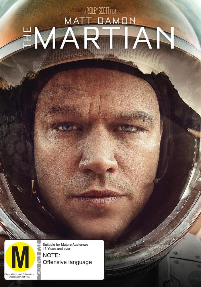 The Martian on DVD image