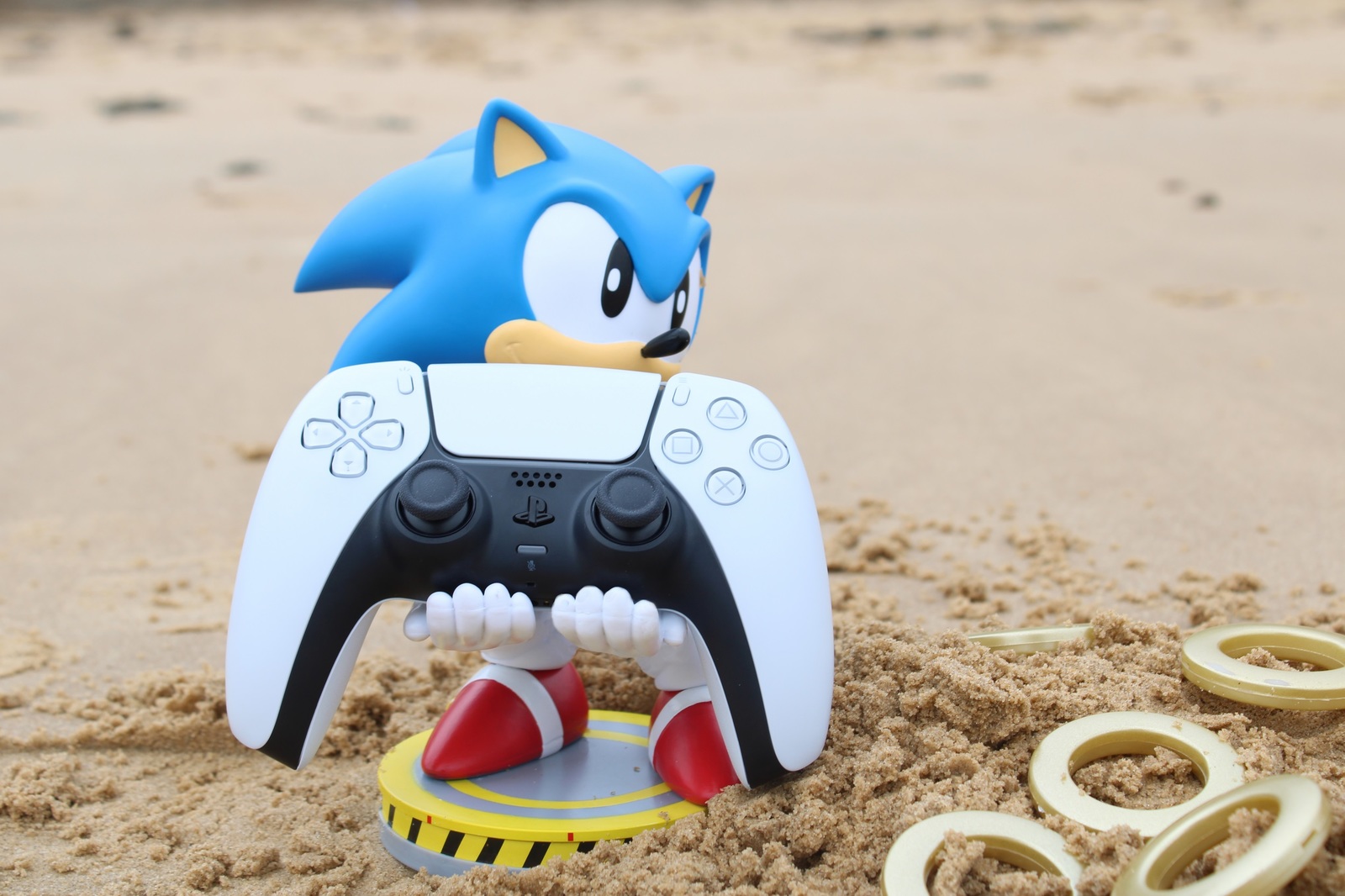 Cable Guy Controller Holder Sliding Sonic PS5, PS4, Xbox Series X