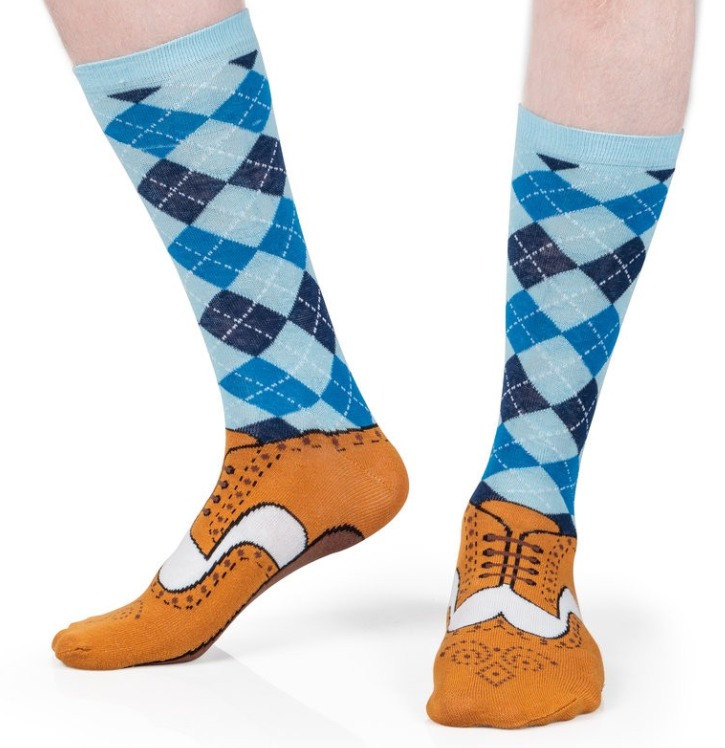 Silly Socks: Brogue - Unisex Socks (Size 5-11)