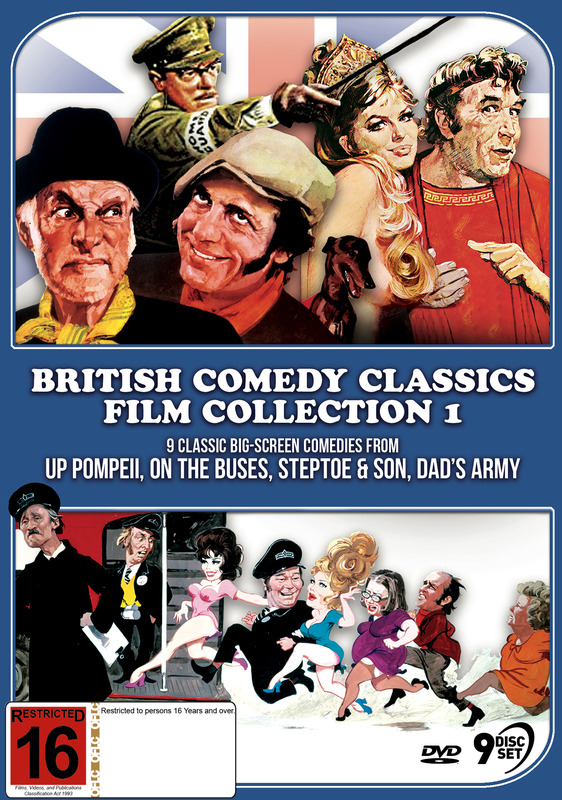 British Comedy Classics Film Collection 1-3 on DVD